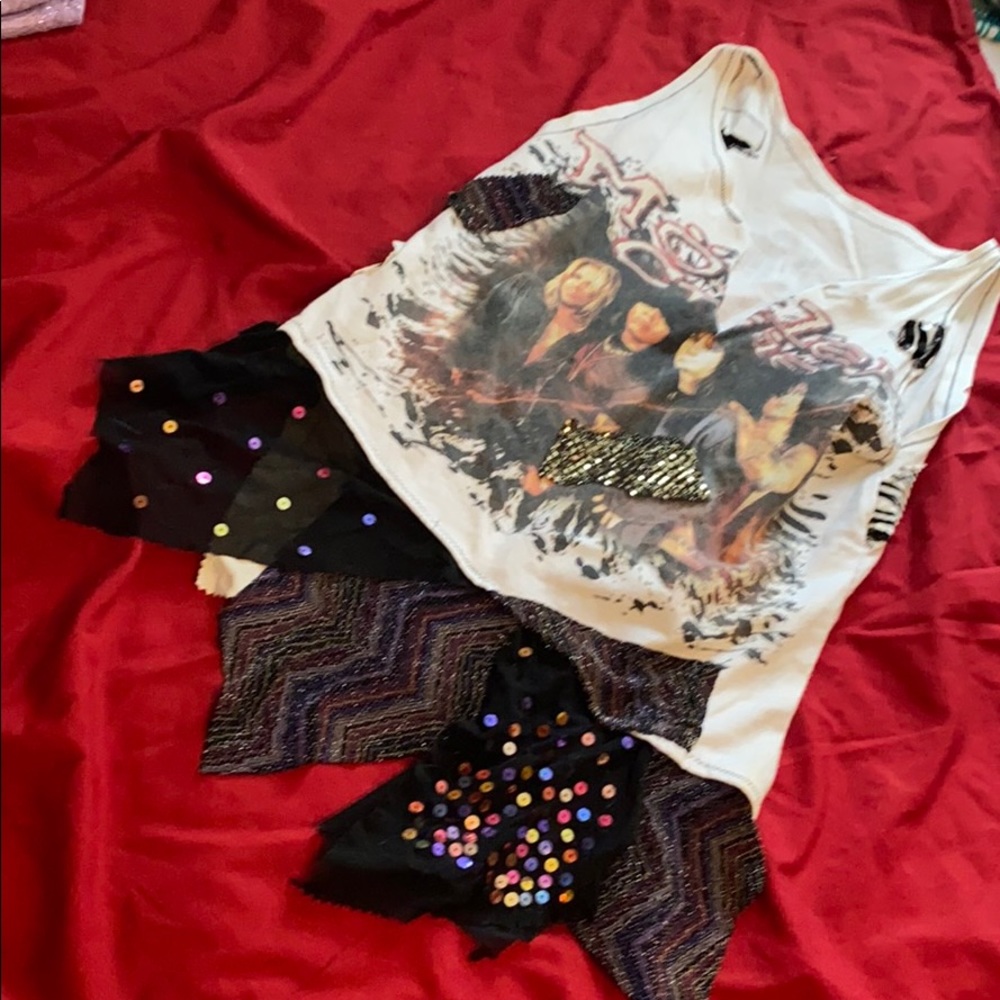 Custom Motley Crue concert T-vintage